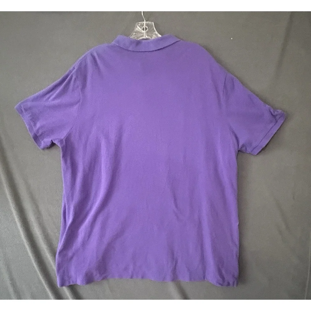 Polo Ralph Lauren Classic Fit Men's XL Blue Purple Polo Shirts SET OF TWO